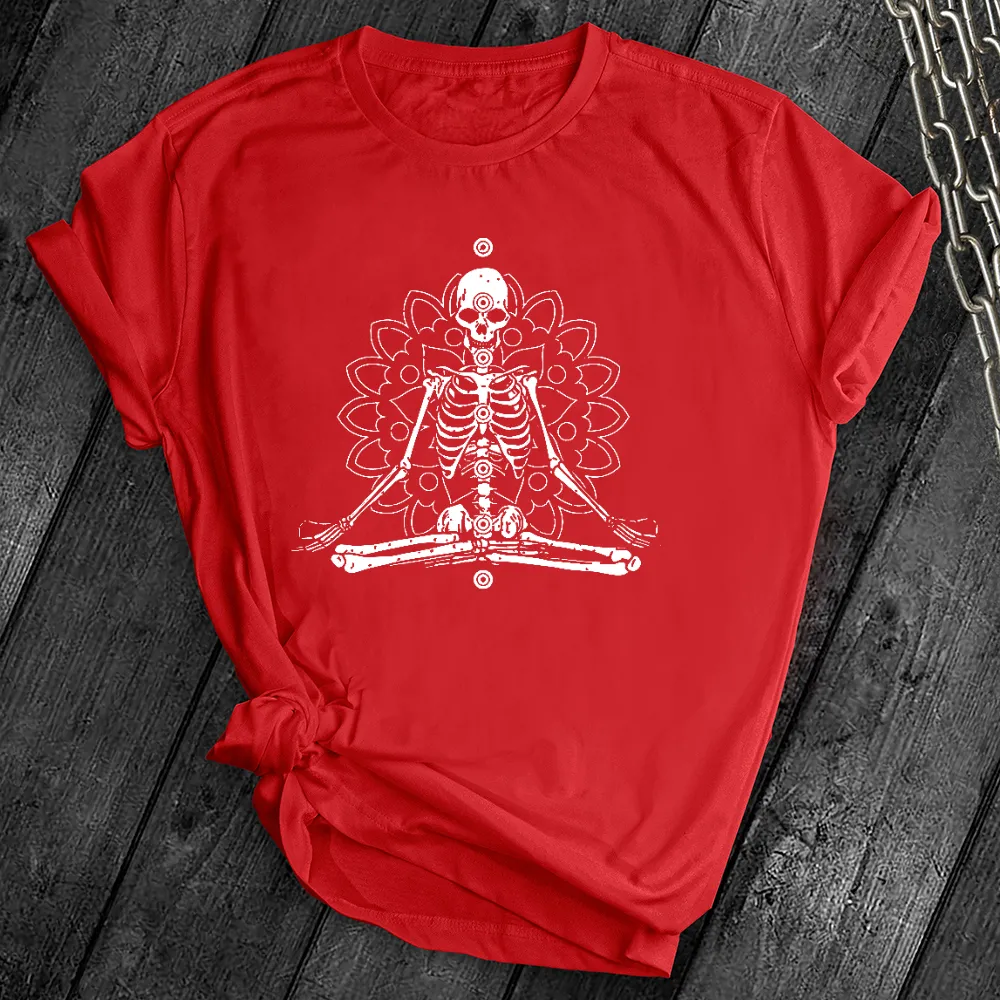Meditation Skeleton Tee