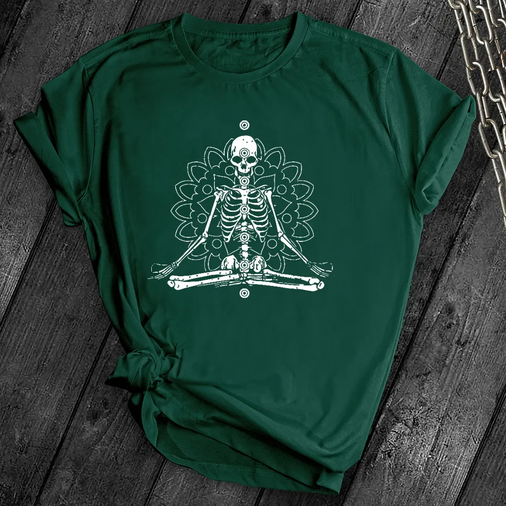 Meditation Skeleton Tee