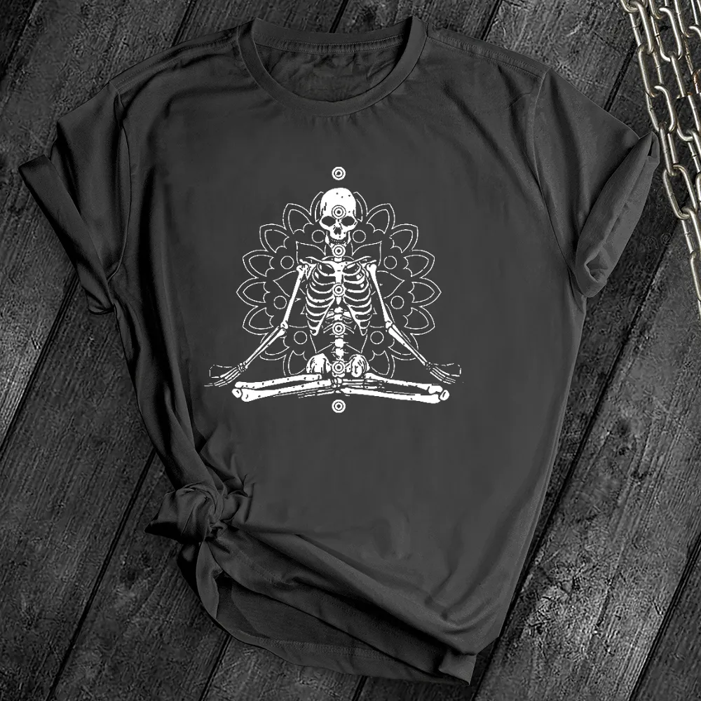Meditation Skeleton Tee