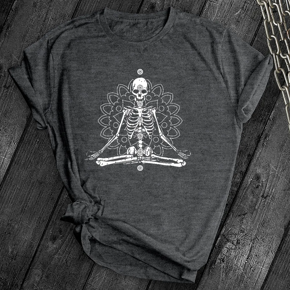Meditation Skeleton Tee