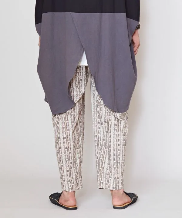 Men's Flower x Stripe Easy Pants