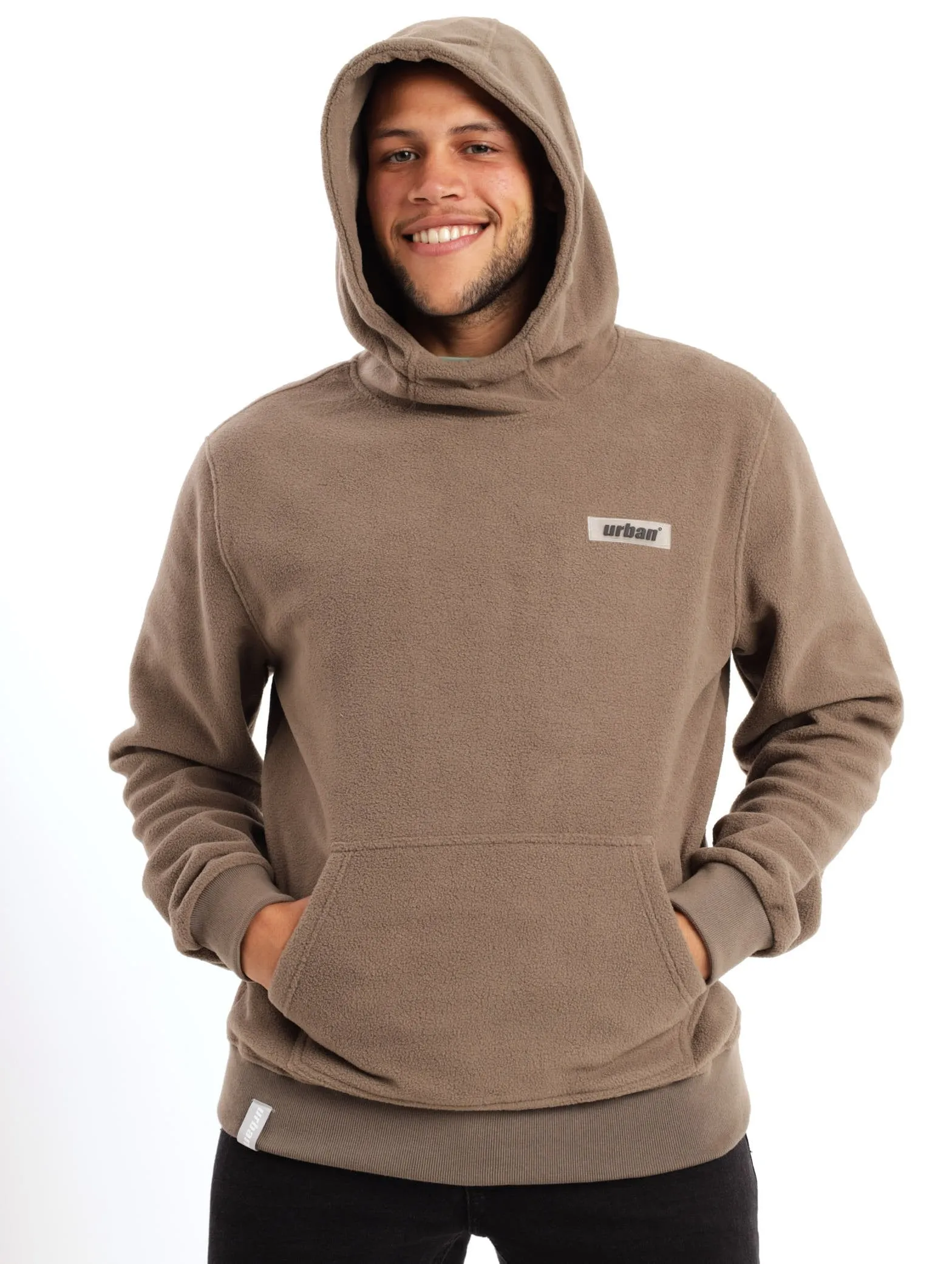 Men's Oversized Hoody - Brown