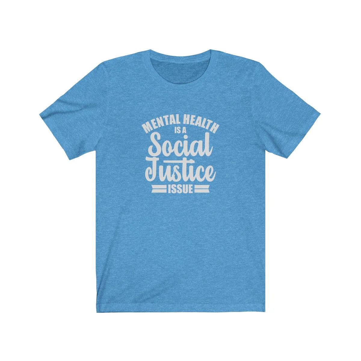 MENTAL HEALTH <br>unisex tee (wht)