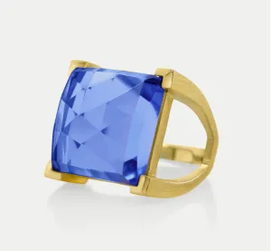 Midnight Blue Plaza Ring