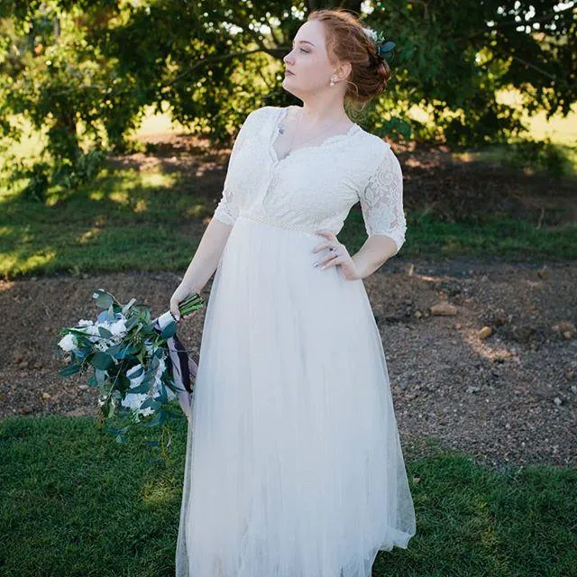 Mini Me Collection Ivory tulle & lace Dress  #1125
