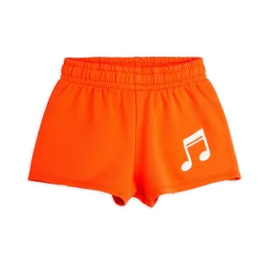 Mini Rodini - Note embroidered sweat shorts