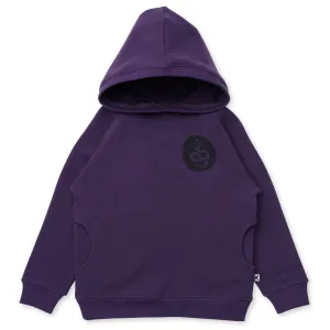 MINTI HELLO SNAKE FURRY HOOD GRAPE