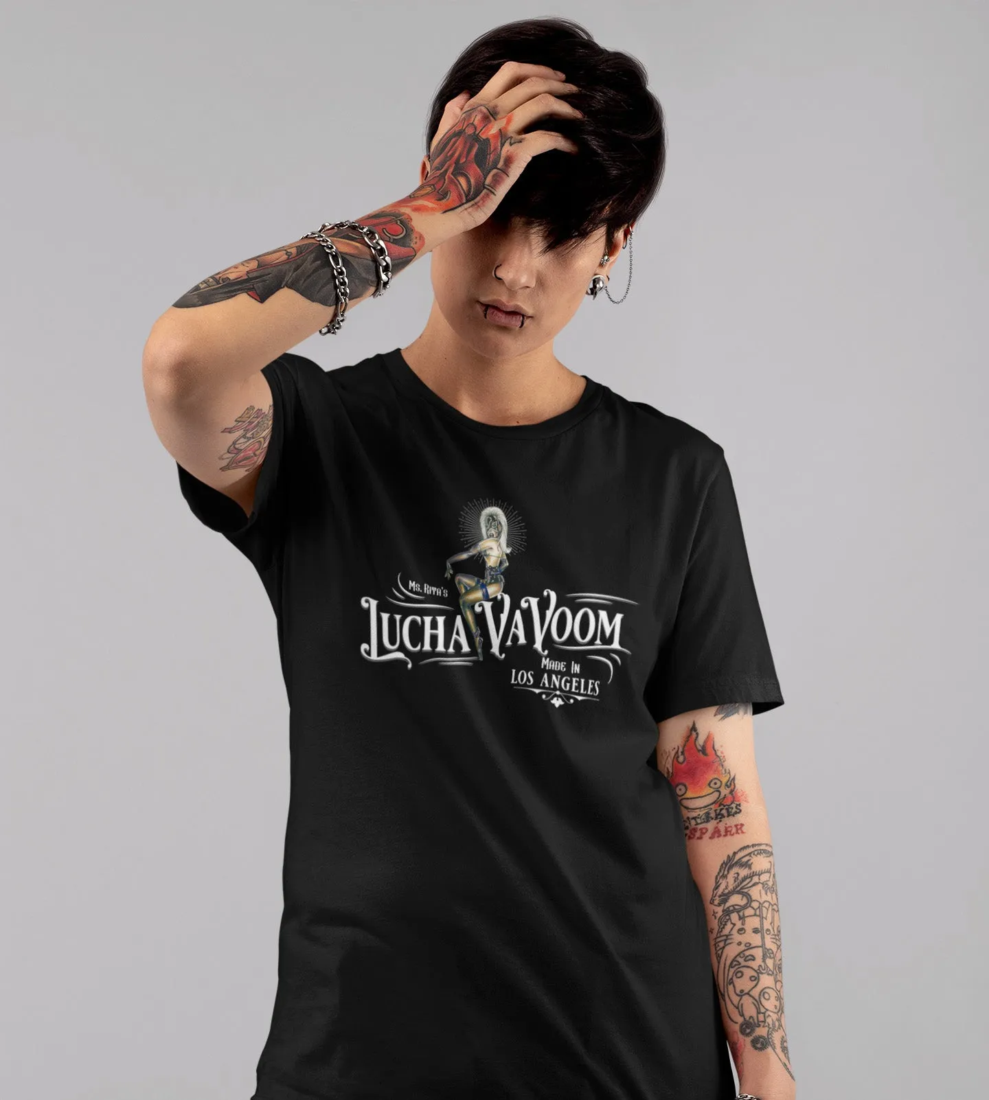 Miss Rita's LVV "PIN UP LOGO" t-shirt