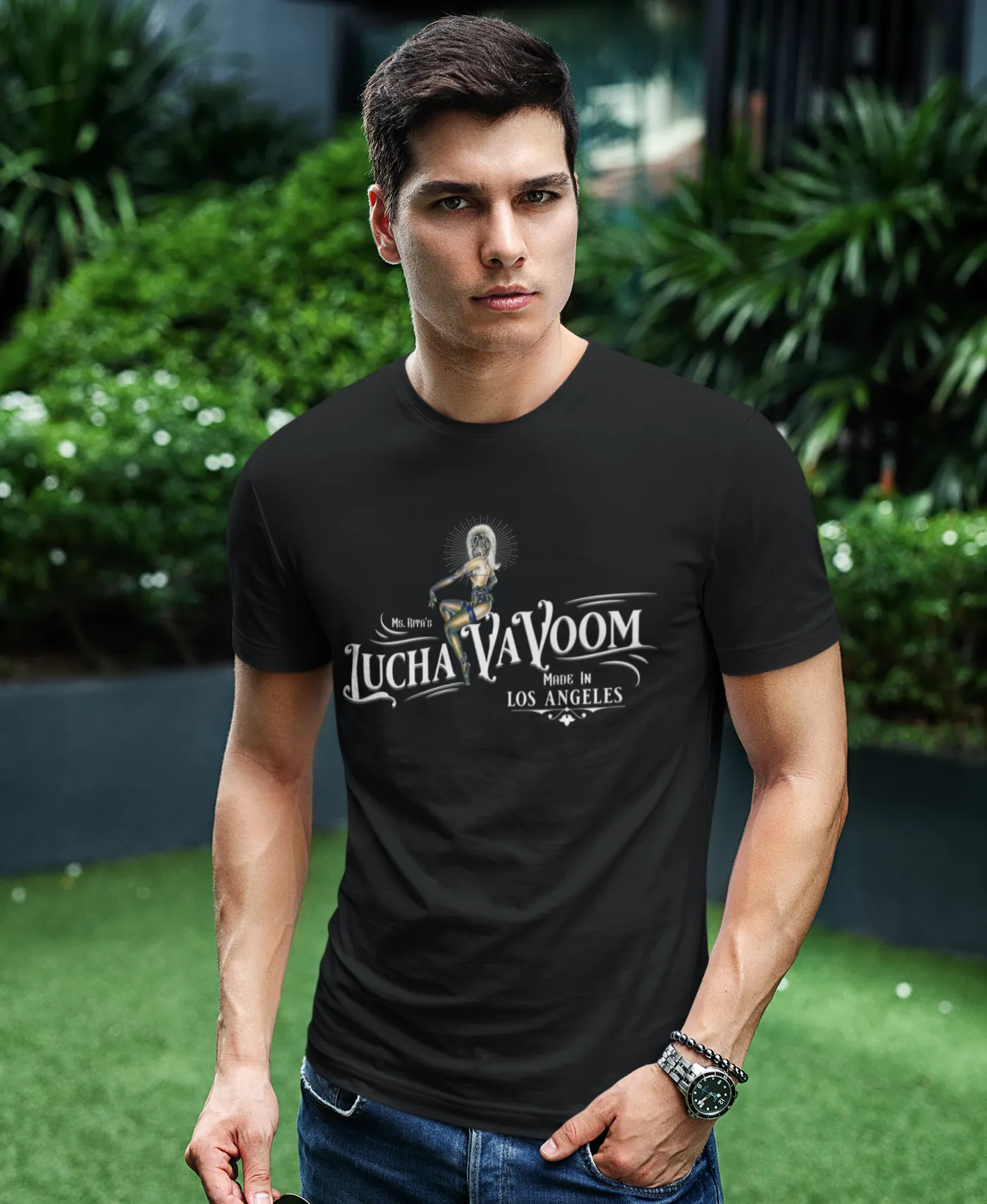 Miss Rita's LVV "PIN UP LOGO" t-shirt
