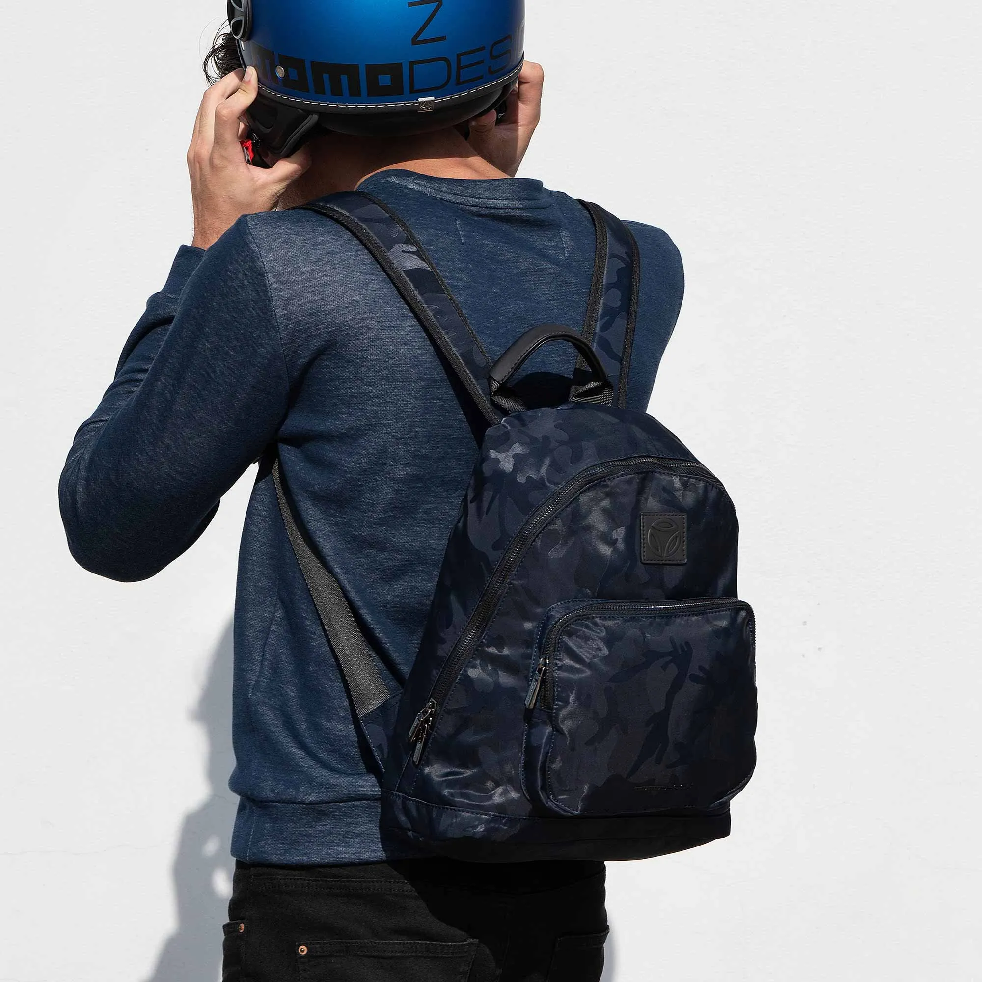 Momodesign Zaino Easy camu blue