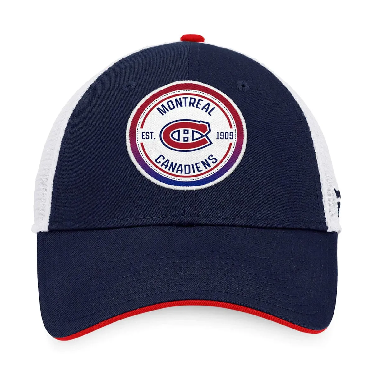 Montreal Canadiens Fanatics Iconic Gradient Structured Trucker Hat