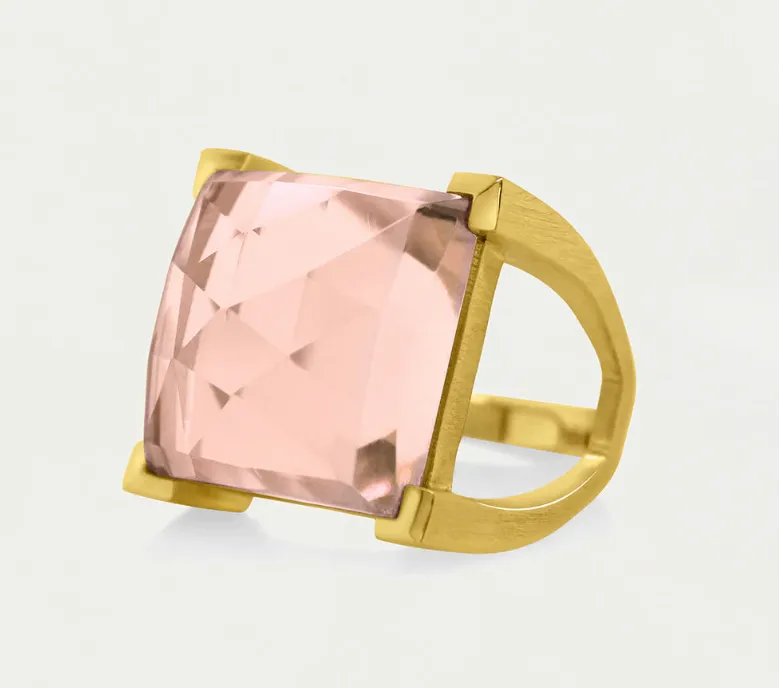 Morganite Plaza Ring