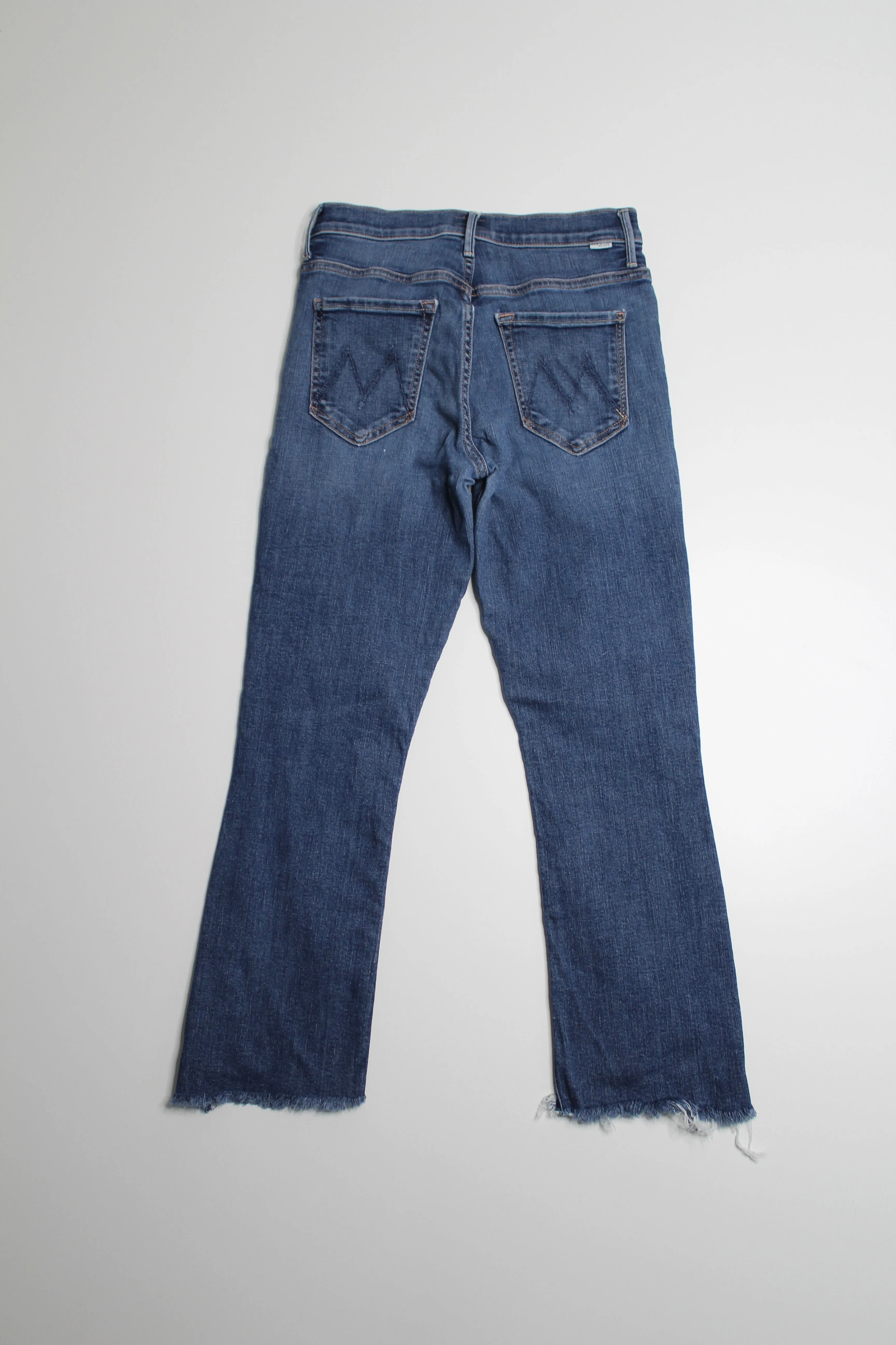 Mother girl crush ‘the insider crop step fray’ jeans, size 27 (25”)