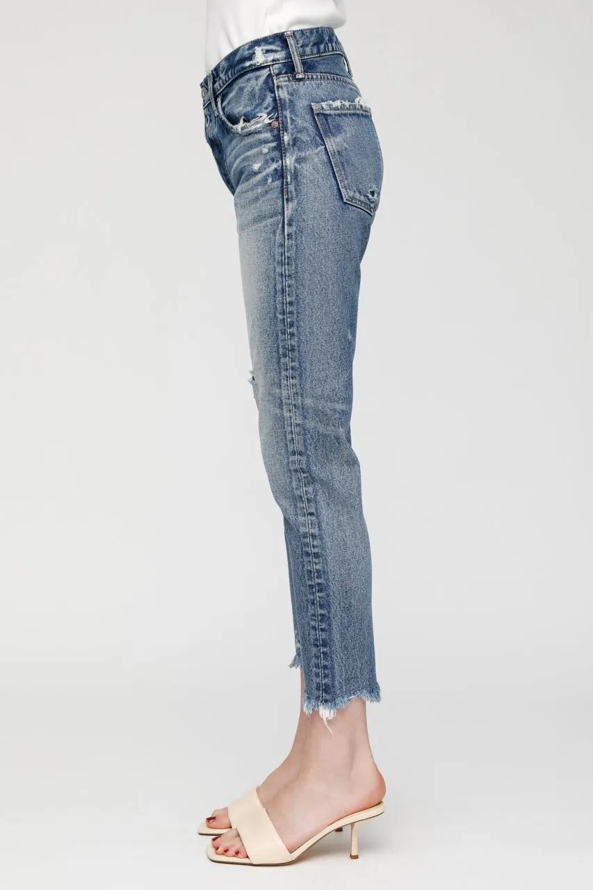 Moussy - Merry Tapered Jean - Mid-Blu
