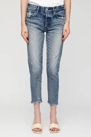 Moussy - Merry Tapered Jean - Mid-Blu