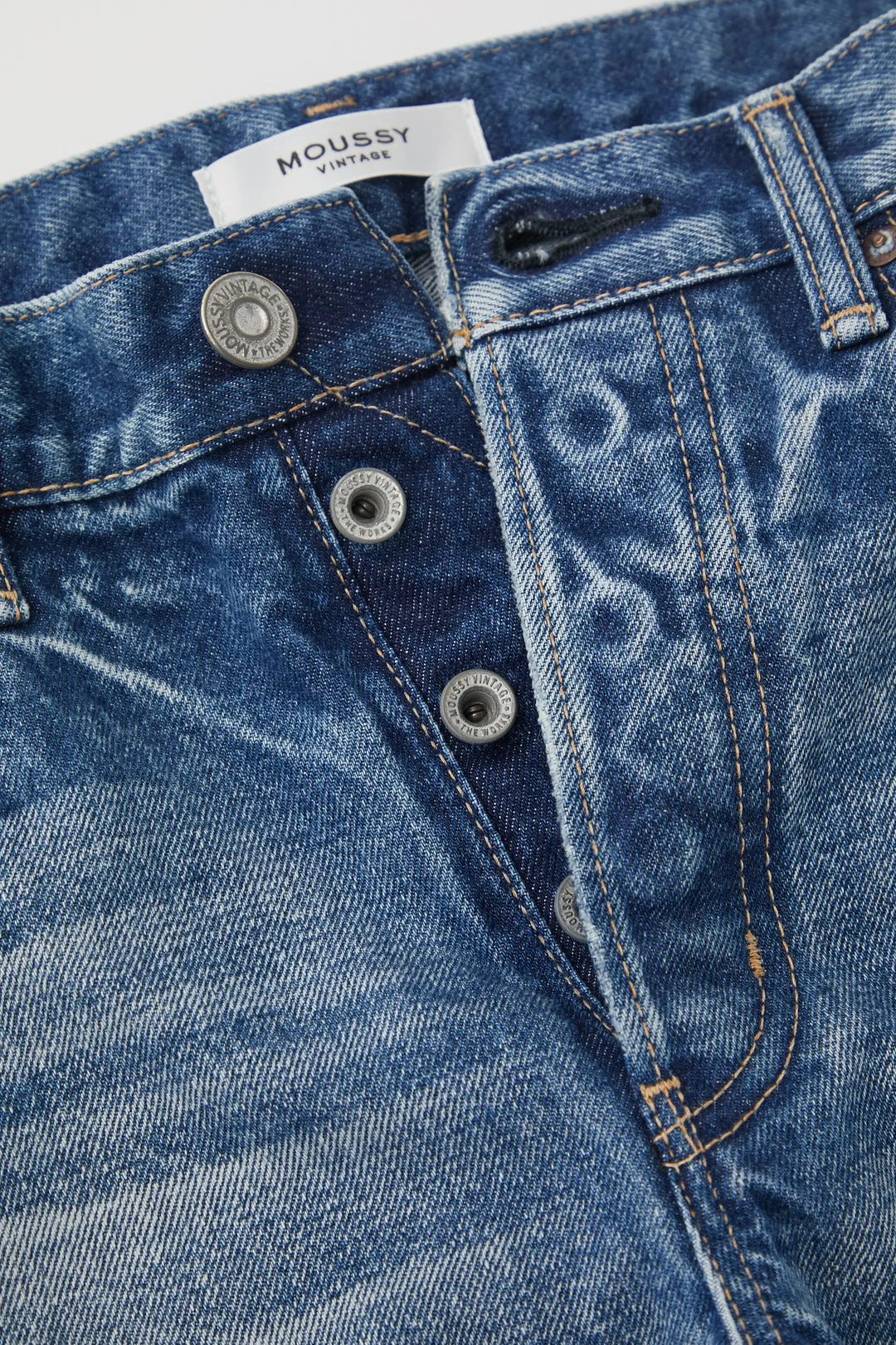Moussy - Merry Tapered Jean - Mid-Blu