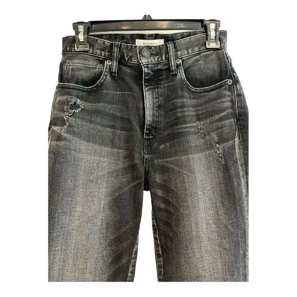 MOUSSY VINTAGE Alhambra‎ High-Rise Flared Ankle Jeans, Size 26