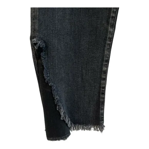 MOUSSY VINTAGE Alhambra‎ High-Rise Flared Ankle Jeans, Size 26