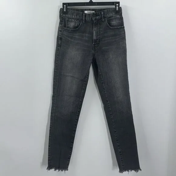 Moussy Vintage Westcliffe Distressed Denim Dark Wash Jeans Women’s Size 25