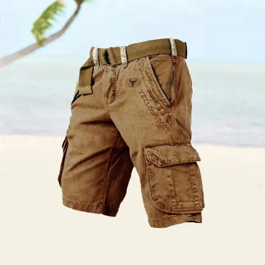 Multi-pocket Cargo Shorts