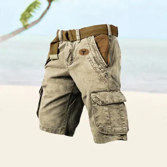 Multi-pocket Cargo Shorts