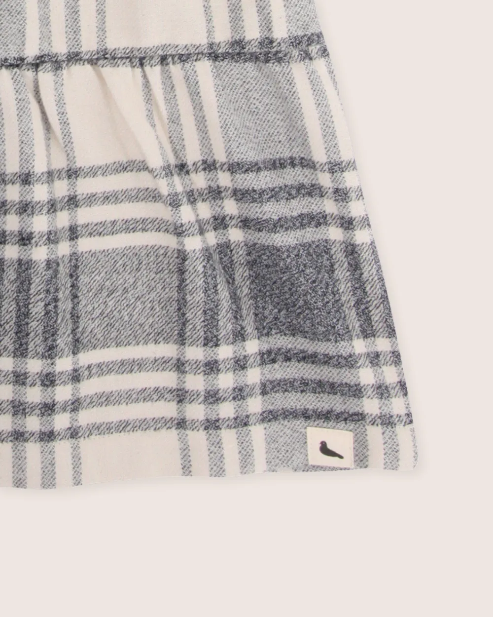 Multicolour Brushed Check Print Dress
