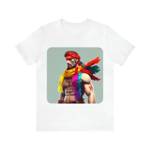MUS Exclusive Design T-Shirt Men With Feathers 0001