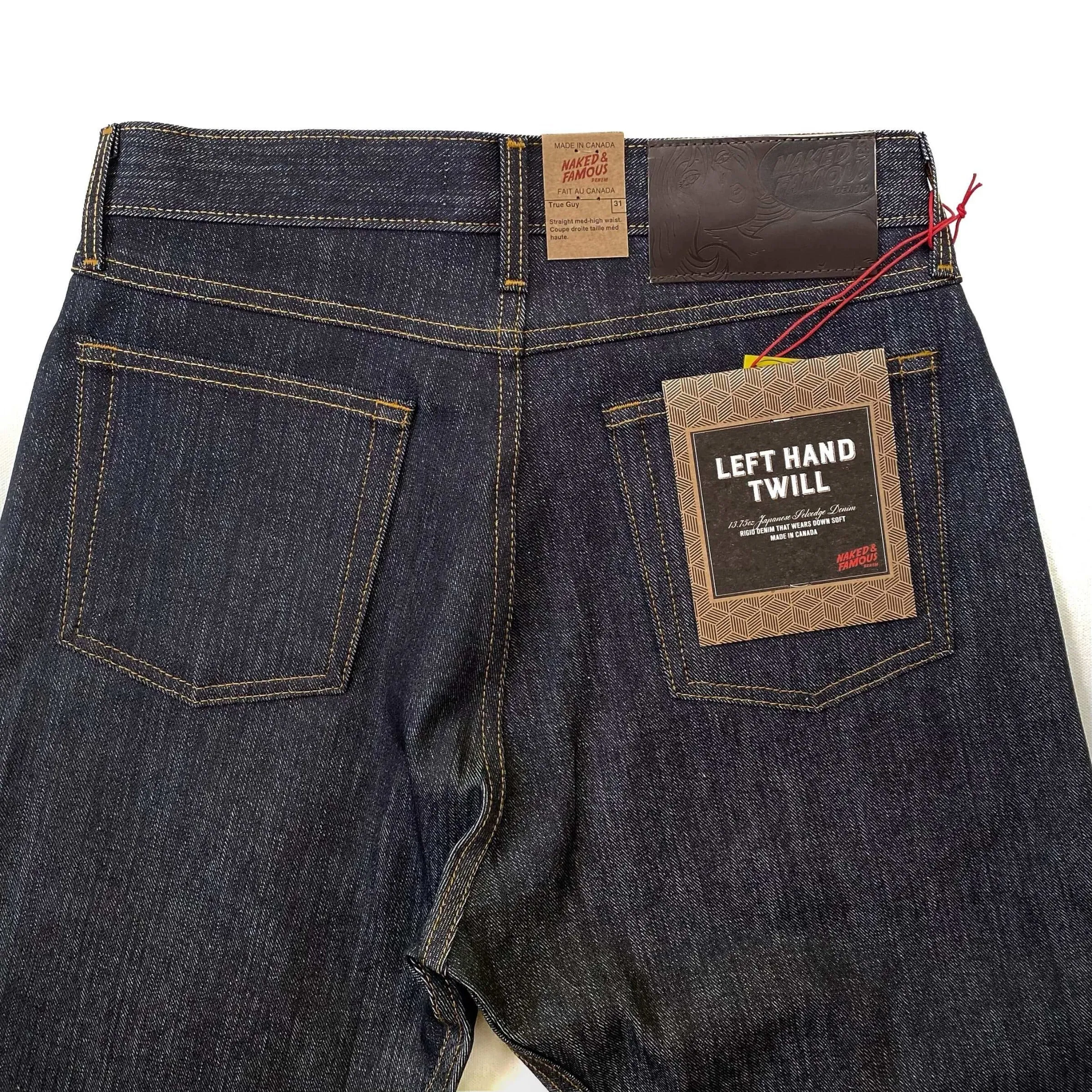 Naked & Famous Denim Left Hand Twill Selvedge - True Guy Jeans