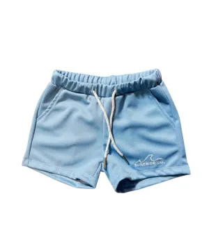 NEW! Next Level Athletic Shorts- Carolina Blue