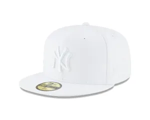New York Yankees White/White 59FIFTY Fitted Hat