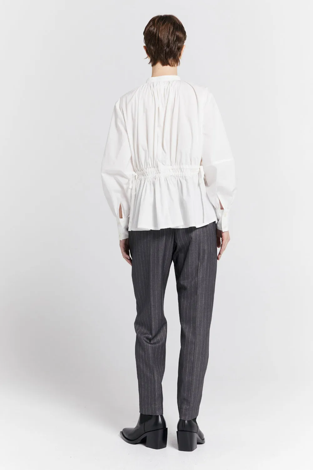 Nico Trousers Pinstripe Charcoal