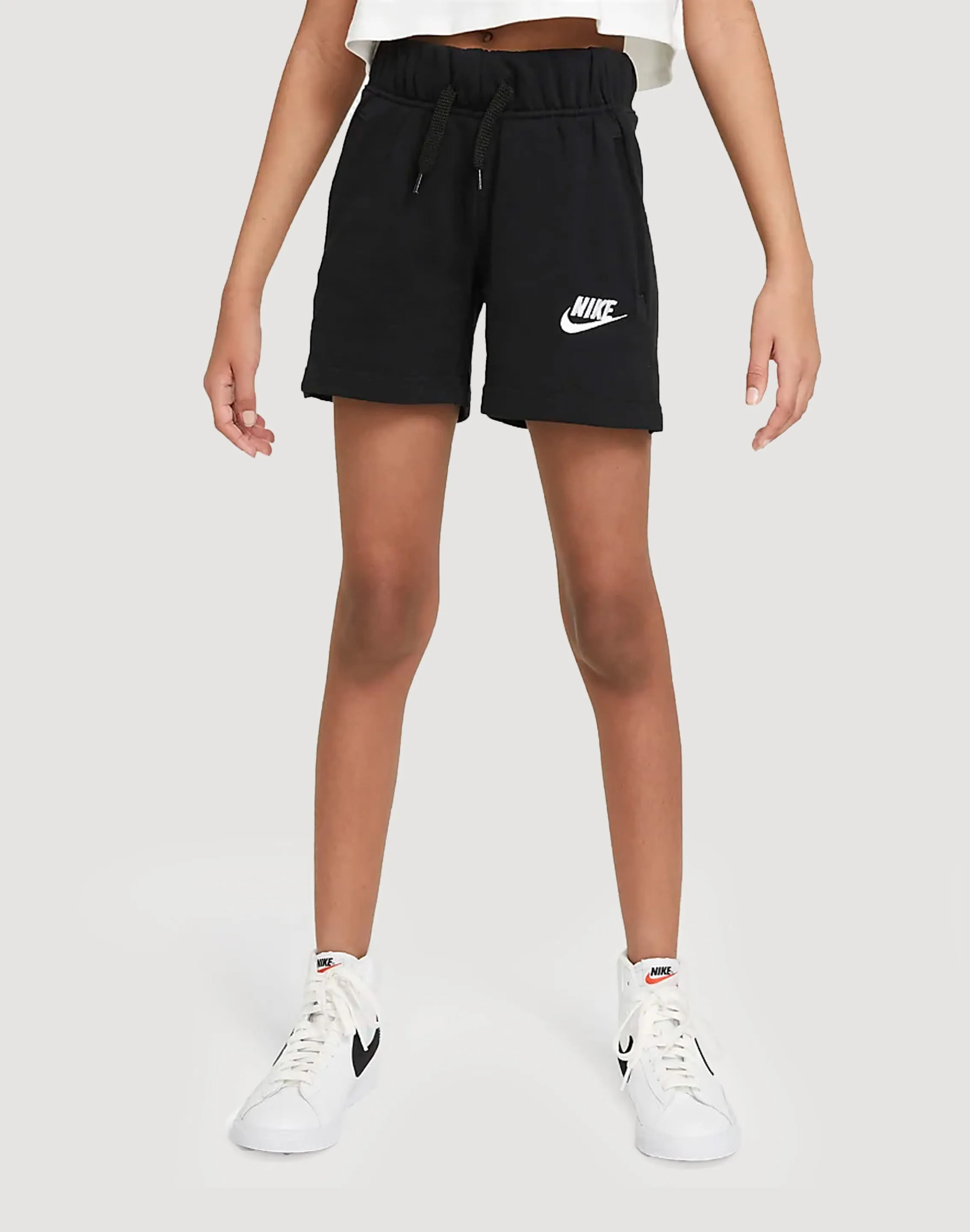 Nike Club French Terry Shorts Grade-School