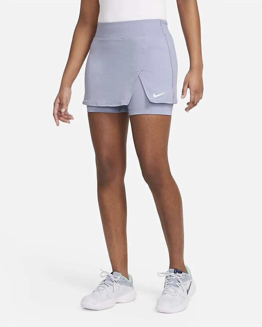 Nike Women's Dri-FIT Victory Stretch Skirt (Indigo Haze/White)