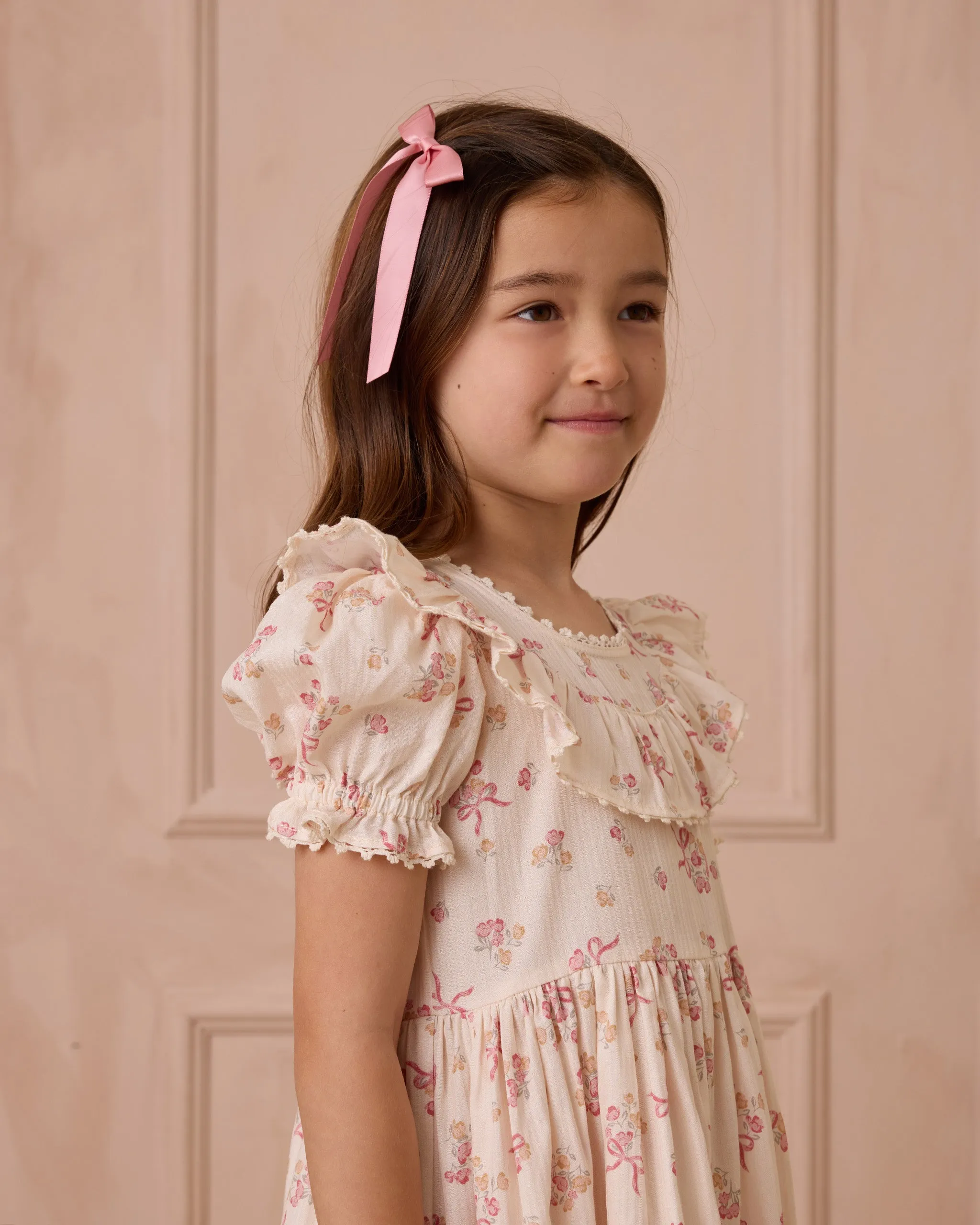 NORA LEE EVA DRESS BOW DITSY