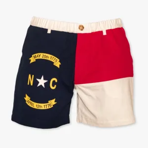 North Carolina State Flag Shorts
