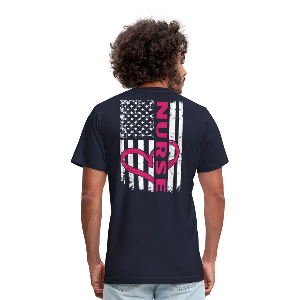 Nurse Flag Unisex Jersey T-Shirt by Bella   Canvas