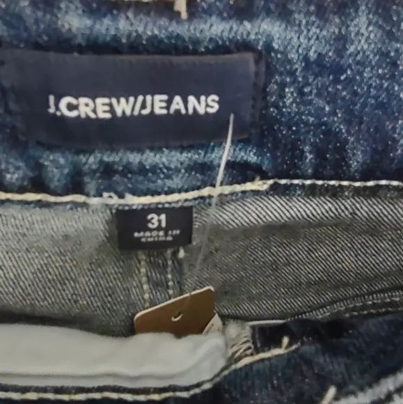 NWT JCrew Perfecting Pockets High Rise Wide Leg Cropped jeans - size 31