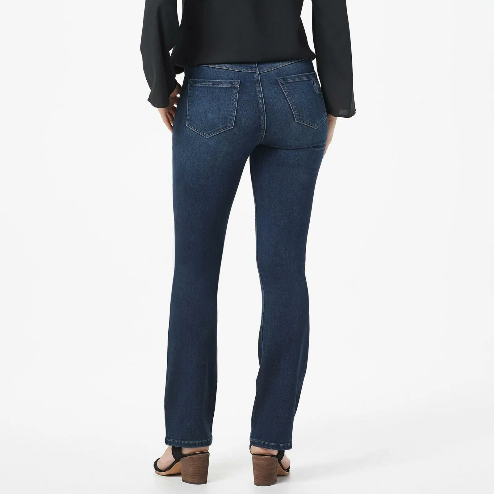 NWT Laurie Felt Silky Denim Pull-On Baby Bell Jeans. A355004 X-Small