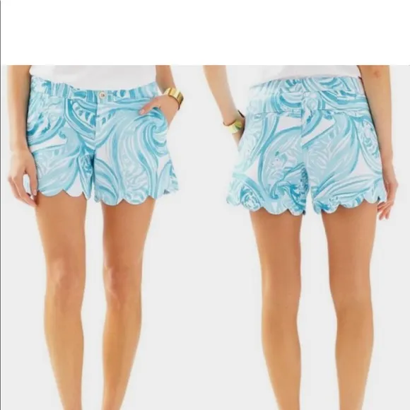 NWT Lilly Pulitzer navy blue pattern shorts