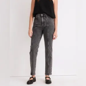NWT Madewell Perfect Vintage Straight Jean Meaford Wash Seamed Edition - Size 27