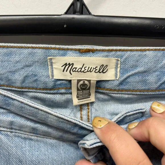 NWT Madewell The Curvy Perfect Vintage Jean Chesthunt Wash 32