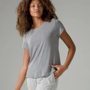 NWT Soma COOL NIGHTS Crewneck Tee &amp; Shorts Pajama Set