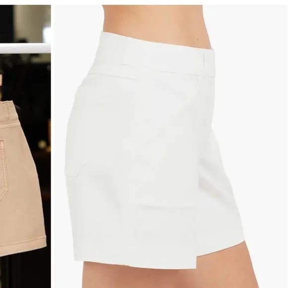 NWT Spanx 6-inch stretch twill shorts
