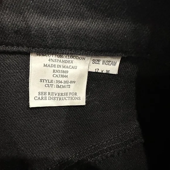 NWT Vintage Roper Western Denim Black Jeans Womens Size 17 Mom Jeans High Waist