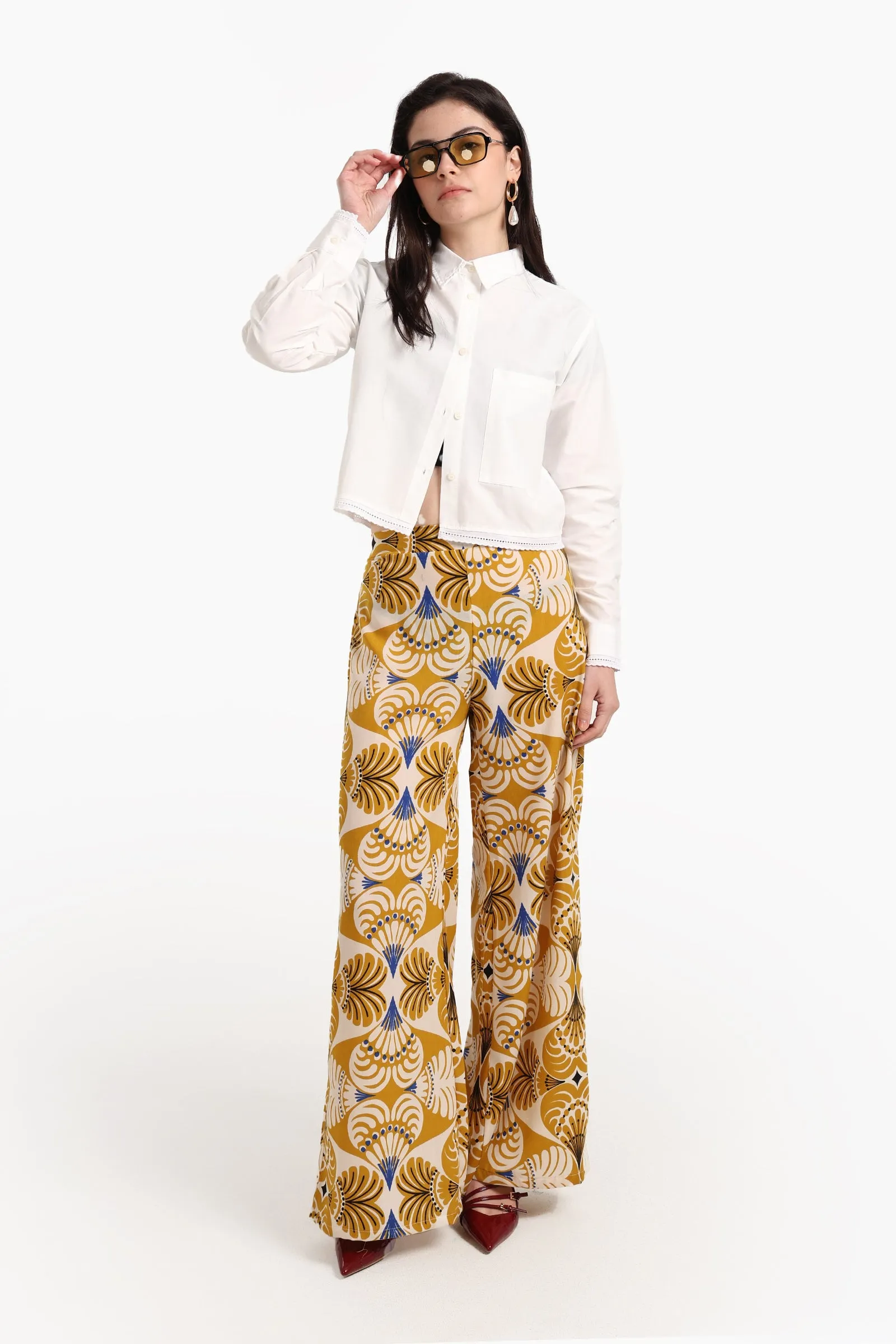 Off White Poplin Shirt