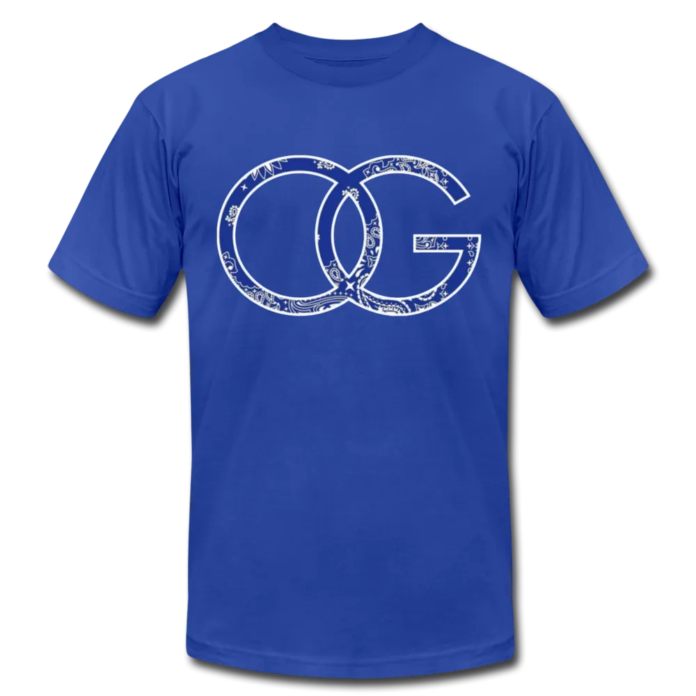 OG Crip Blue Bandana Premium Adult T-shirt