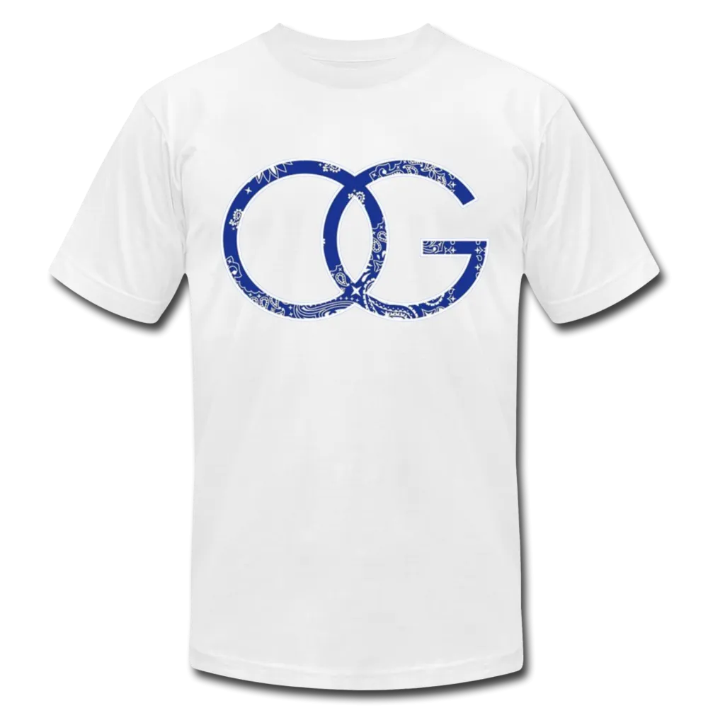 OG Crip Blue Bandana Premium Adult T-shirt