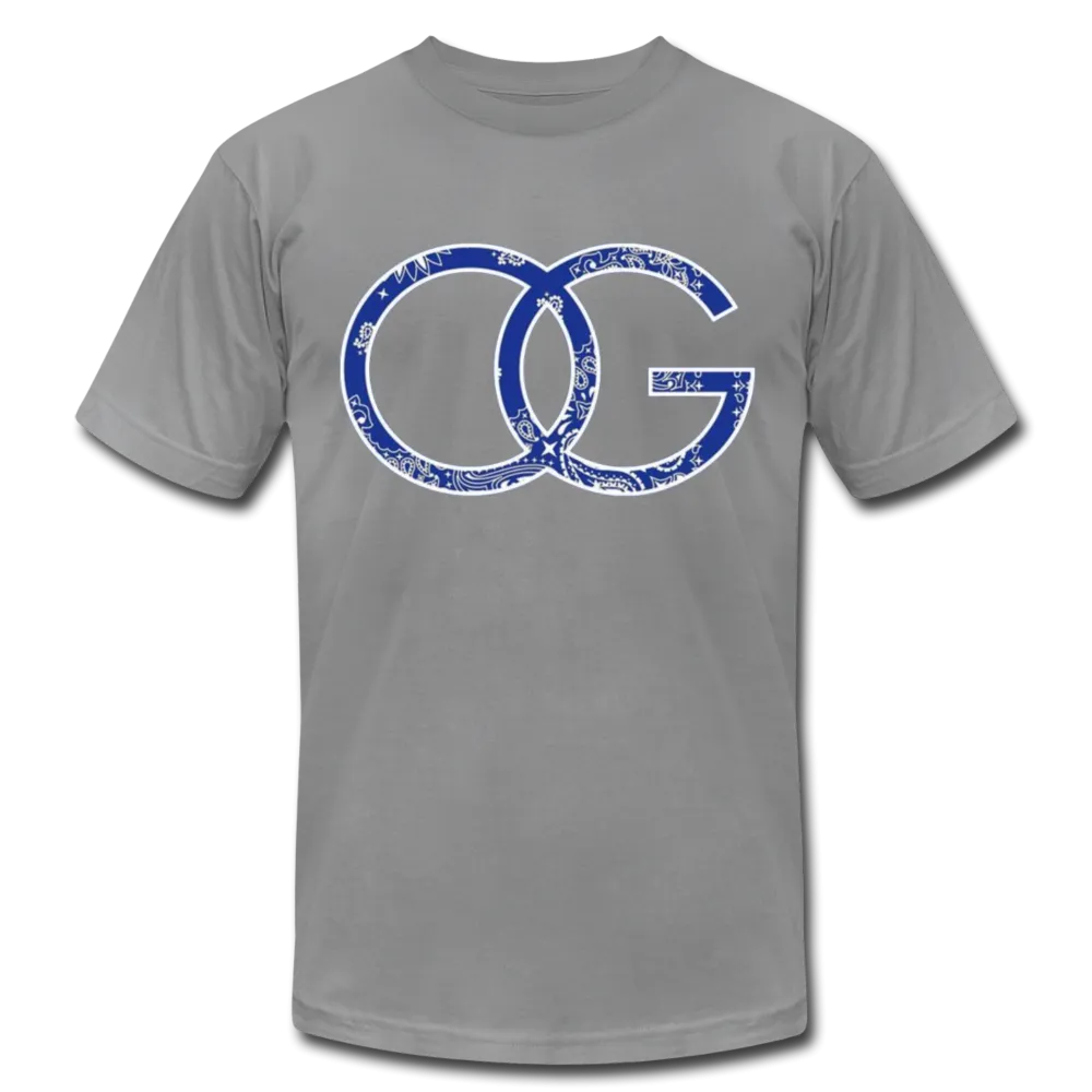 OG Crip Blue Bandana Premium Adult T-shirt