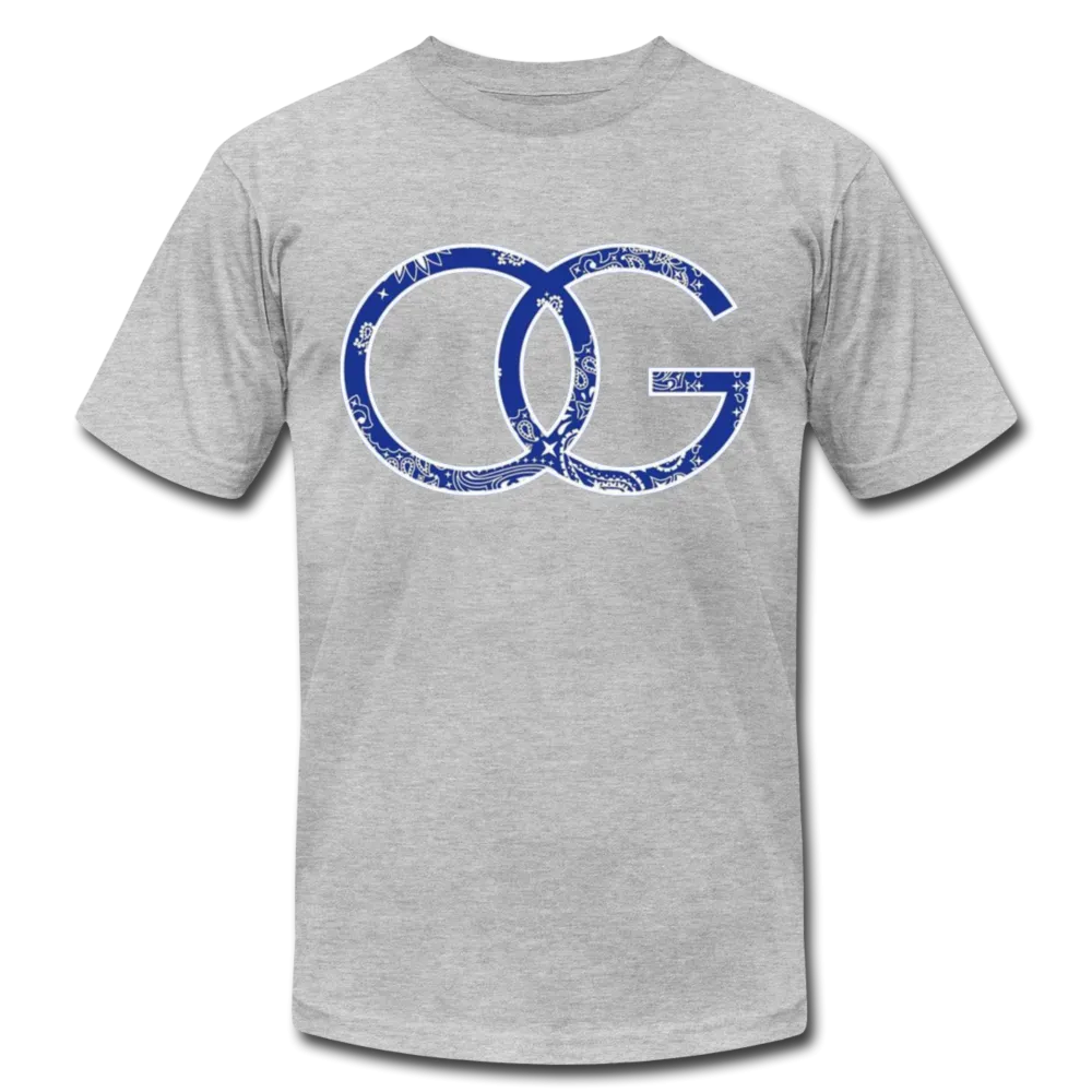 OG Crip Blue Bandana Premium Adult T-shirt
