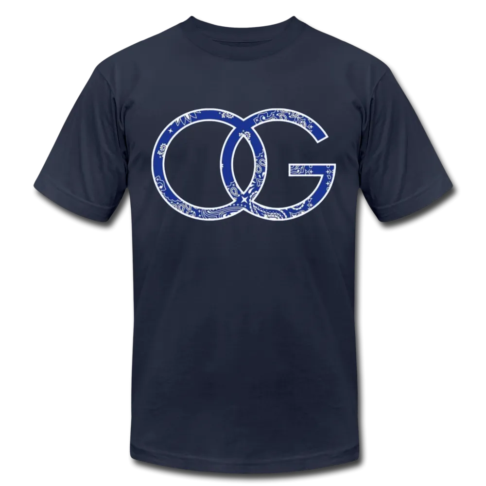 OG Crip Blue Bandana Premium Adult T-shirt
